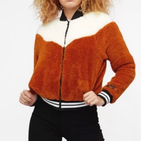 Nike Jackets & Blazers - Nike Wolf bomber zip-up jacket